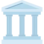 Greek Parthenon Style SVG Icon
